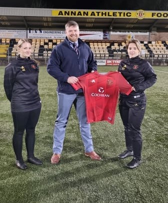 Supporting Annan Athletic Ladies and Girls FC