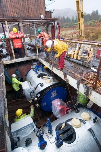 S.S. Sir Walter Scott Gets New Cochran Boilers